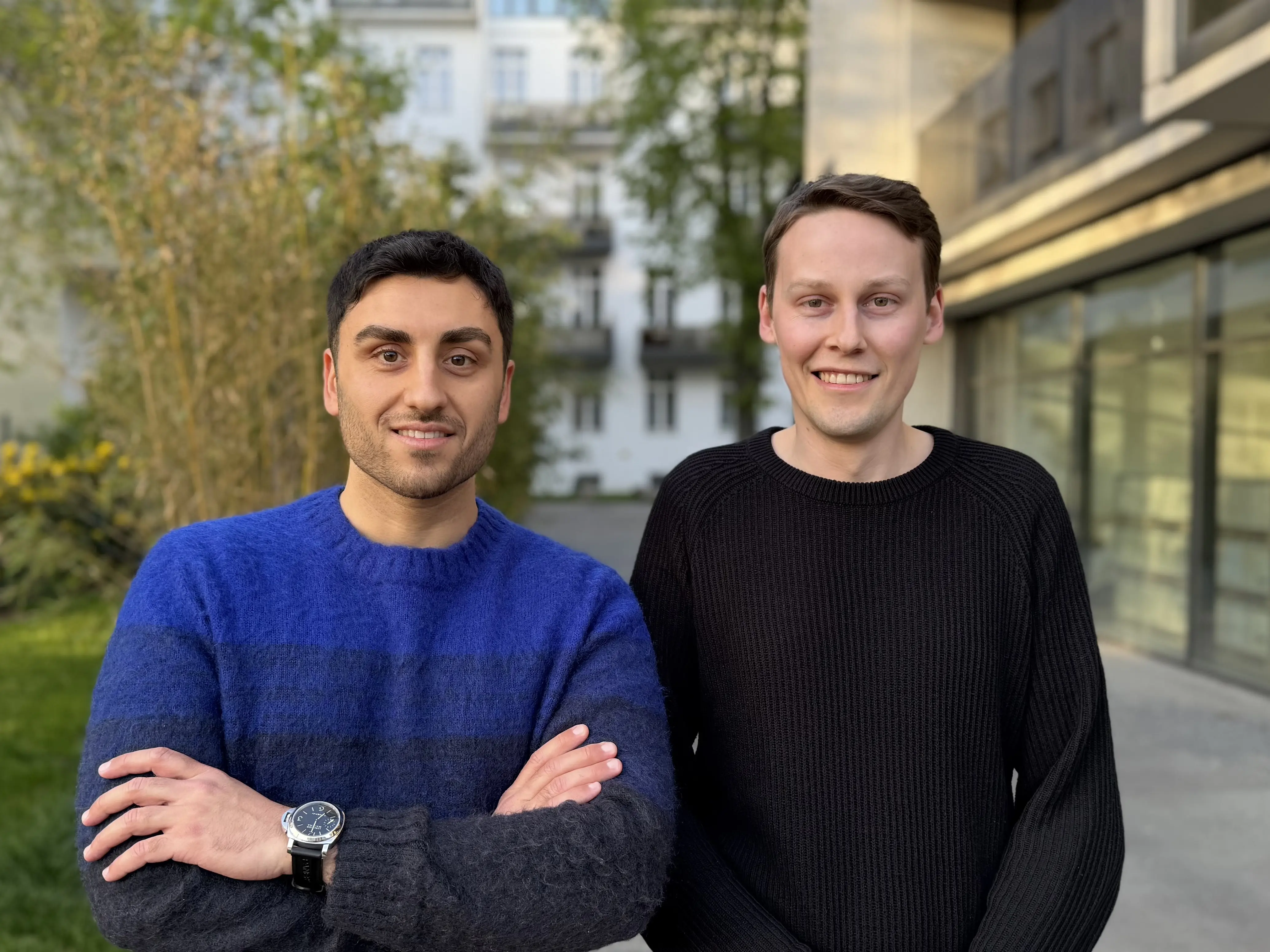 Shervin Kellner and Lukas Bohsung, co-founders of Pipescaler
